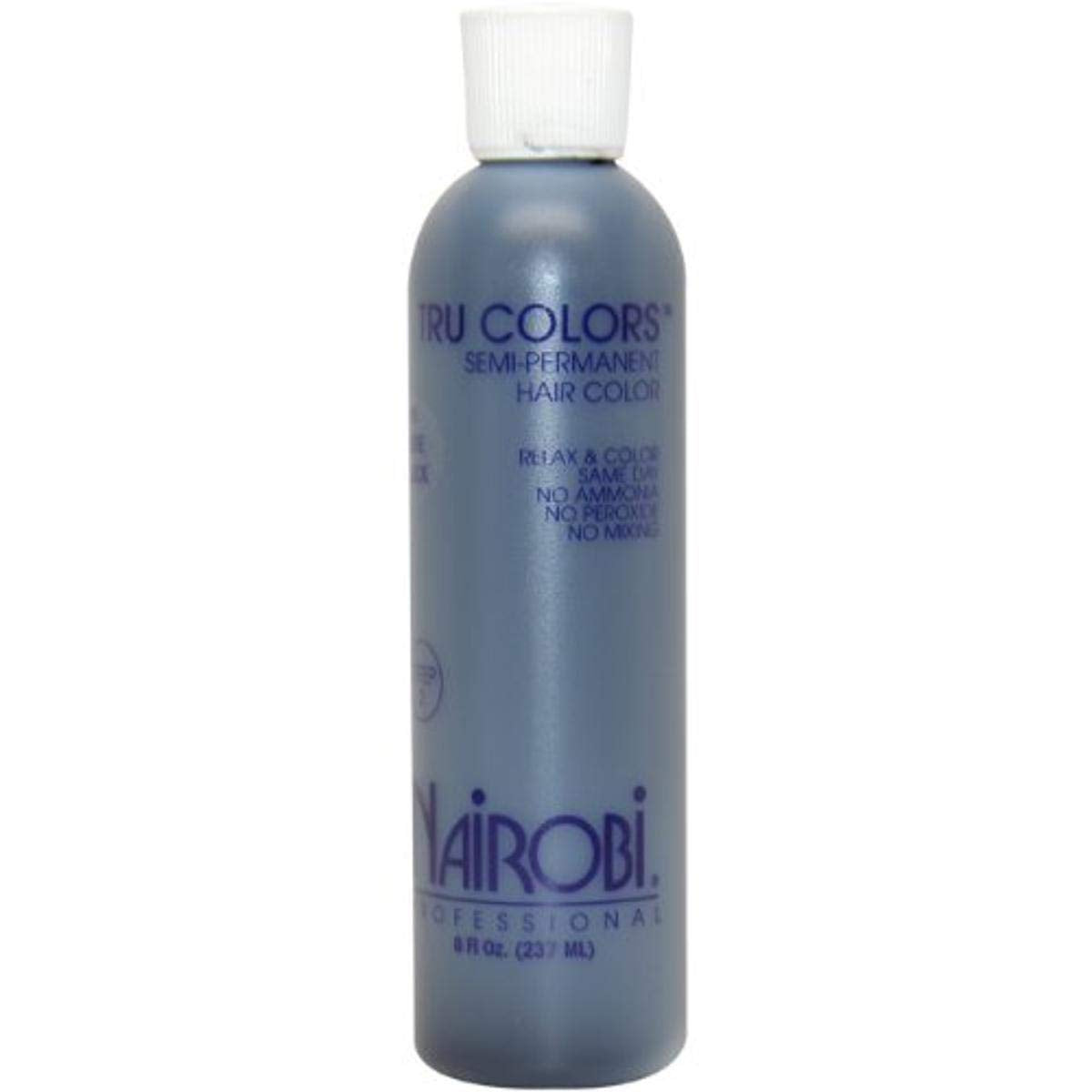 Nairobi Tru Colors Semi Permanent Hair Color No.1 Pure Black Unisex Hair Color, 8 Ounce : Chemical Hair Dyes : Beauty & Personal Care