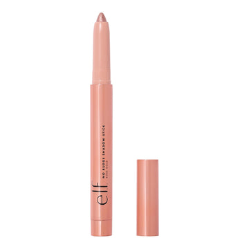 E.L.F. No Budge Shadow Stick, Smudge-Proof, Long Lasting, Creamy, Blends Effortlessly, Avoids Creasing, Perfect Pearl, All-Day Wear, 0.056 Oz