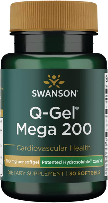 Swanson Q-Gel Mega 200 200 Milligrams 30 Sgels