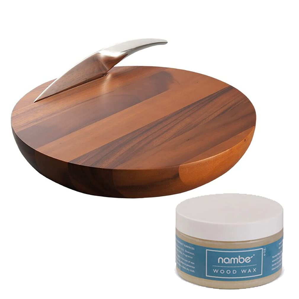 Nambe Plant Based Wood Wax 4oz - Food Surface Safe Unique Blend - Easily Absorbs - Extends The Life Of Wood Products - Protects And Prevents From Cracking - Made in the USA : Health & Household