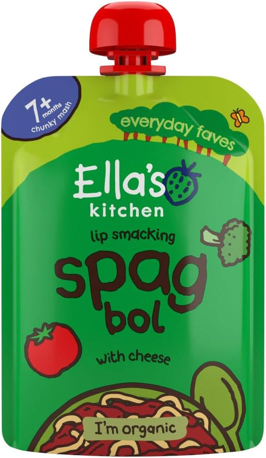 Ella'S Kitchen Organic Lip Smacking Spag Bol With Cheese, 130G