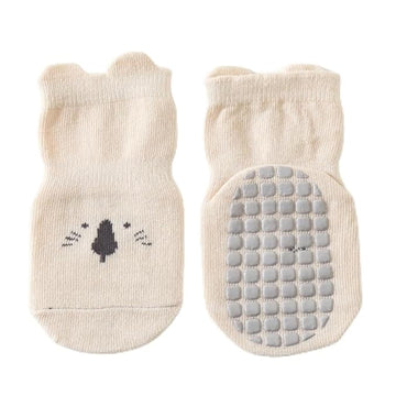 VALUEVIBES Baby Socks for 1-3 Year Old, Non-Slippery Toddler Socks with High Grip, Anti Skid and easy to wear, Best Baby Shower Gift (Pack of 2,Pair)