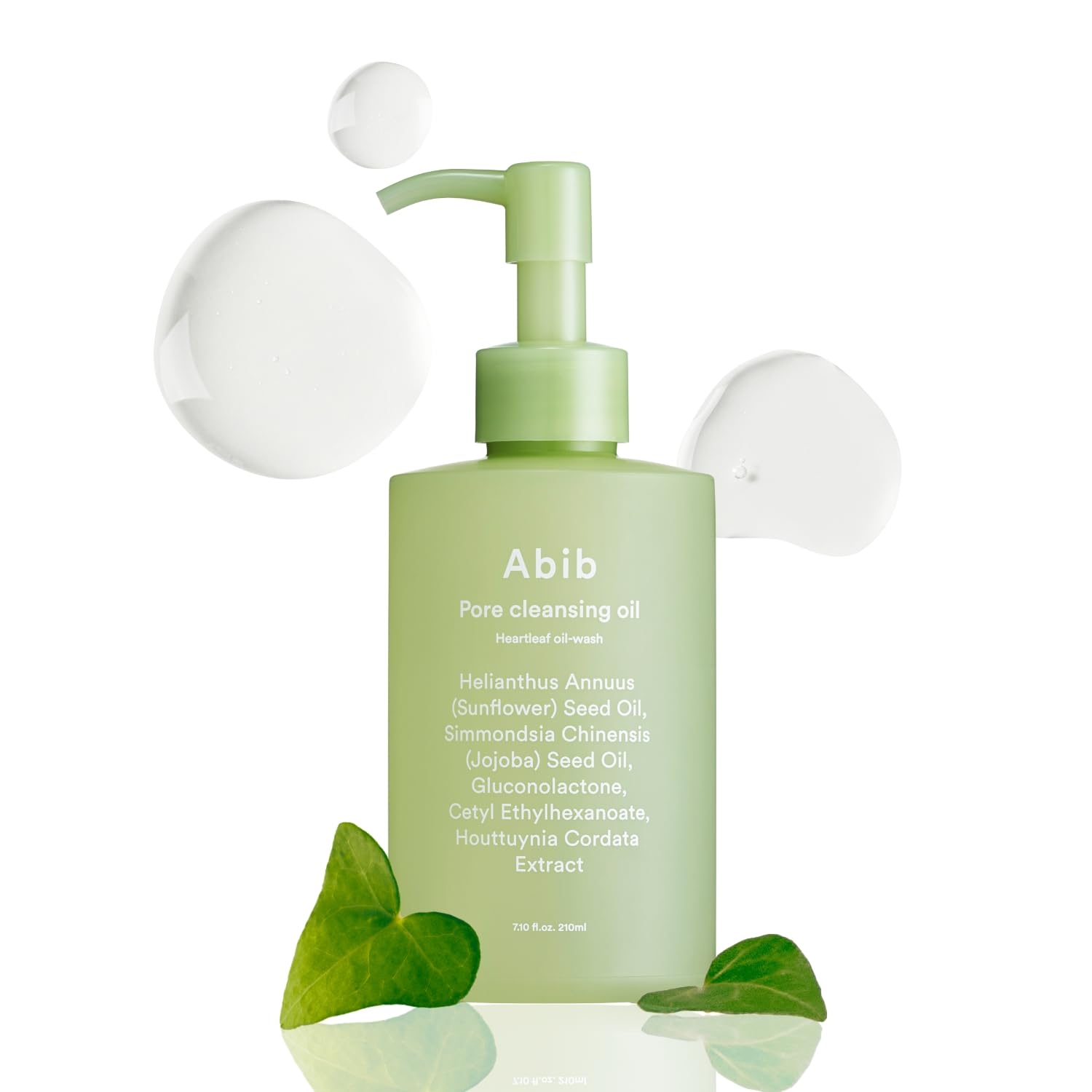 Abib Pore Cleansing Oil Heartleaf Oil-Wash 7.10 fl oz / 210ml I Gentle Cleansing Oil for Sensitive Skin, Mild Cleanser, Blackheads, Pore Care, Double Cleansing, Korean Skincare