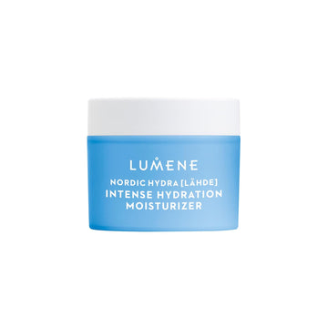 Lumene Nordic Hydra [Lahde] Intense Hydration Moisturizer - Lightweight Plumping Face Cream For Dry Skin - Enriched With Arctic Spring Water + Hyaluronic Acid For Instant Moisture (1.7 Oz)