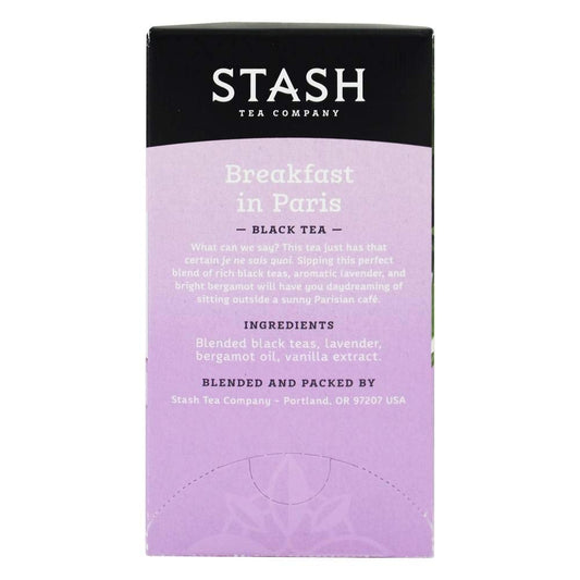 Stash Tea Breakfast In Paris Black Tea, 18 Count