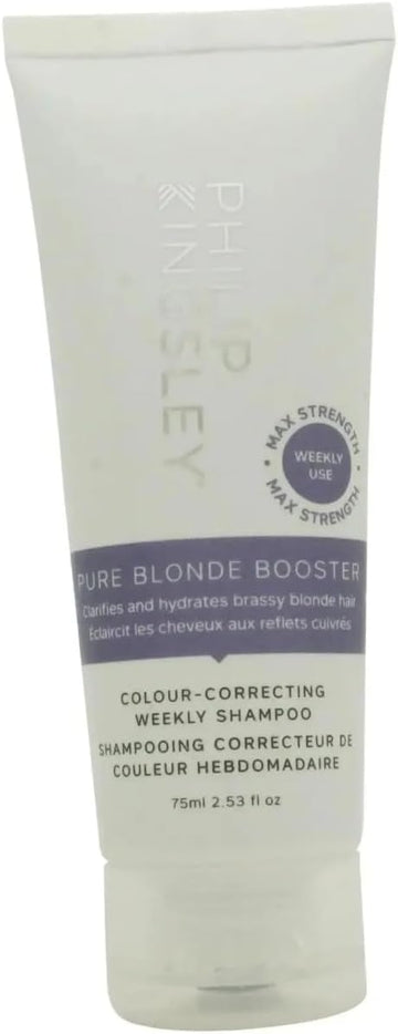 Philip Kingsley Pure Blonde Booster Color-Correcting Purple Shampoo 75ml : Amazon.co.uk: Beauty