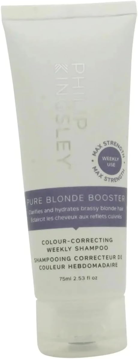 Philip Kingsley Pure Blonde Booster Color-Correcting Purple Shampoo 75ml : Amazon.co.uk: Beauty