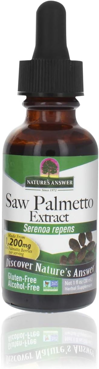 Nature'S Answer Alcohol-Free Saw Palmetto Berry Extract, 1-  | Prostate Support | Natural Urinary Health | Promotes Hair Growth
