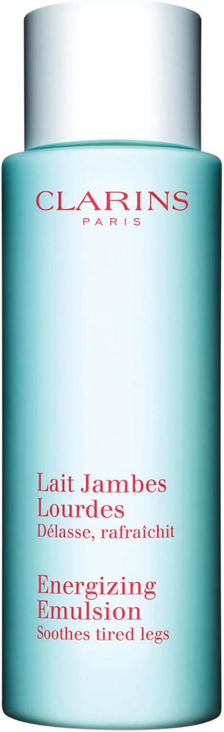 Clarins Energizing Emulsion For Tired Legs 125Ml | Refreshing Leg & Foot Lotion With Camomile, Cypress & Witch Hazel | Cooling Relief For Heavy, Aching Legs | Hydrates & Revives After Long Days