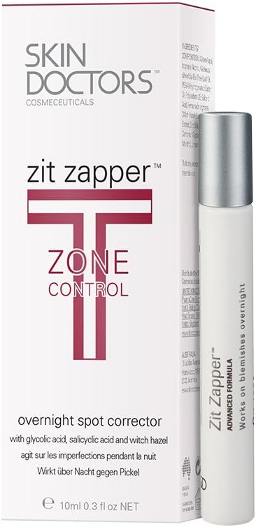 Skin Doctors Zit Zapper | Glycolic Acid | Salicylic Acid | Fast Acting Spot Treatment| Reduces Redness | 10Ml