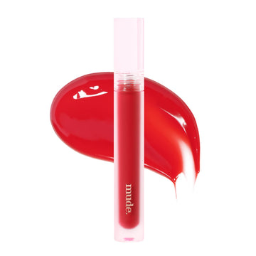 Mude Glacé Lip Tint 03 Weekend Long-Lasting Liquid Stain Buildable Layer With Glossy Finish For Juicy Glowy Lips K-Beauty K-Cosmetics