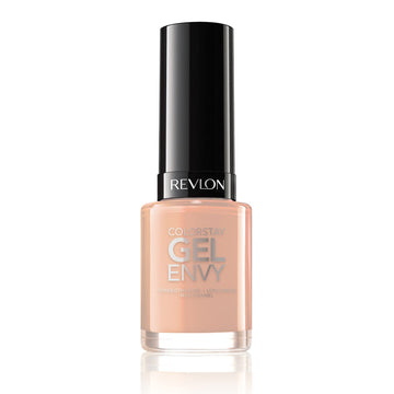 Revlon Colorstay Gel Envy Longwear Nail Polish, With Built-In Base Coat & Glossy Shine Finish, In Nude/Brown, 535 Perfect Pair, 0.4 Oz