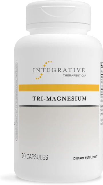 Integrative Therapeutics Tri-Magnesium - Supports Healthy Bones & Teeth* - Supports Cardiovascular & Neurological Function* - Promotes Calm* - 90 Capsules