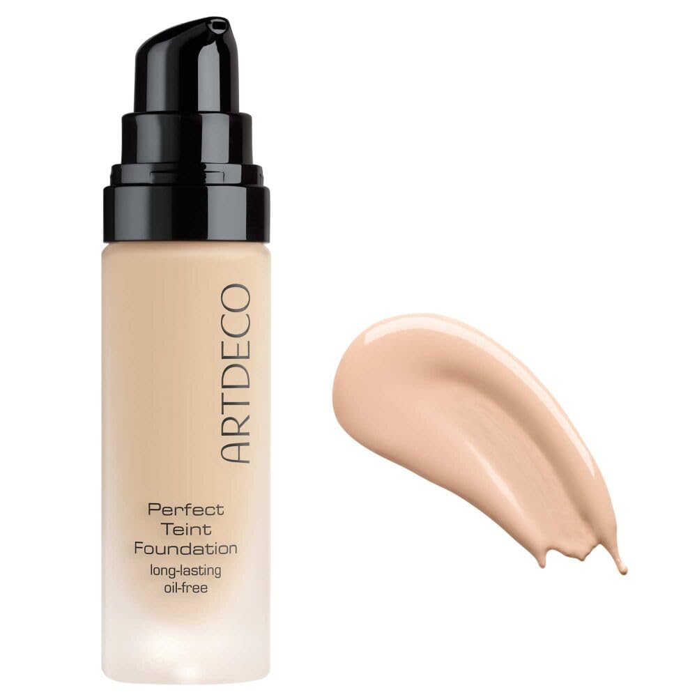Artdeco Perfect Teint Foundation - Warm Vanilla N°20 - Lightweight Liquid Formula - Medium To Full Coverage - Without Mask-Like Effect - Conceals Imperfections - Vegan Makeup - Hyaluron - 0.67 Fl Oz