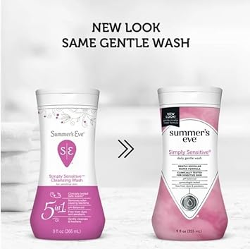 Summer'S Eve Cleansing Wash | Simply Sensitive | 9 Ounce | Ph-Balanced | Dermatologist & Gynecologist Tested