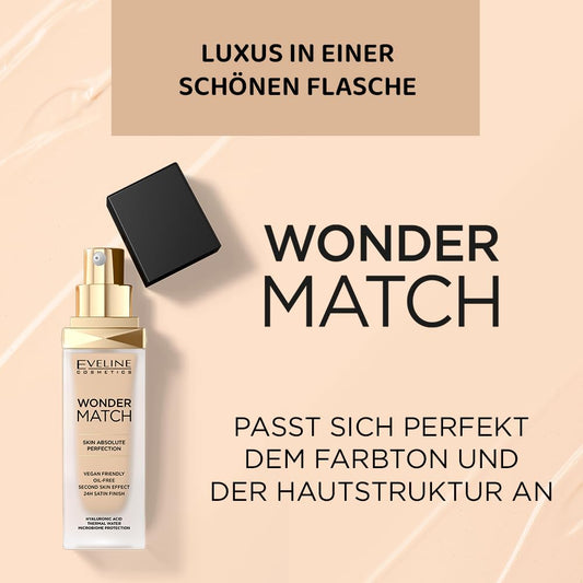 Eveline Cosmetics Wonder Match No.15 Natural Face Fluid 30Ml