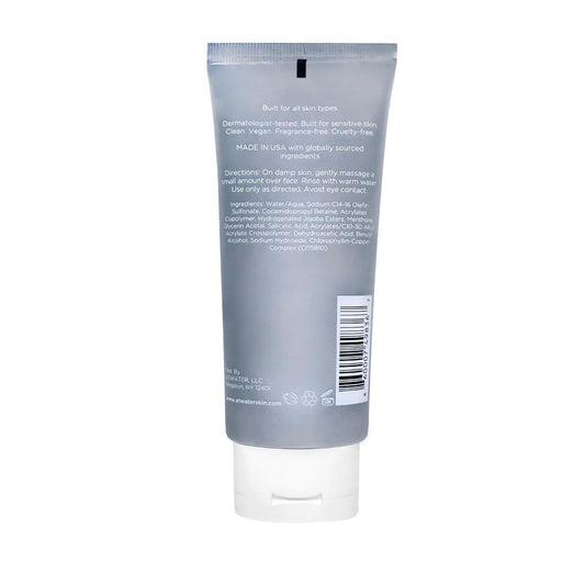 Atwater Skin Armor Exfoliating Face Scrub, Men'S Facial Cleanser With Jojoba Beads And Salicylic Acid, Non-Abrasive Skin Exfoliator For All Skin Types - 3.4 Oz