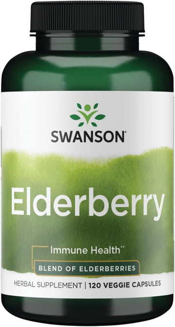 Swanson Elderberry 575 Milligrams 120 Veg Capsules