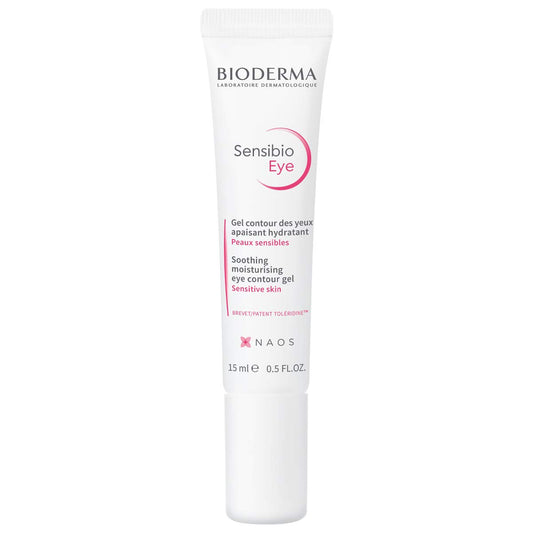 Bioderma - Eye Gel - Sensibio - Moisturizing and Visibly Reduces Fine Lines - Skin Soothing - Eye Gel for Sensitive Skin