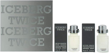 Iceberg Twice Pour Homme Eau De Toilette 75Ml & After Shave 75Ml Gift Set For Him