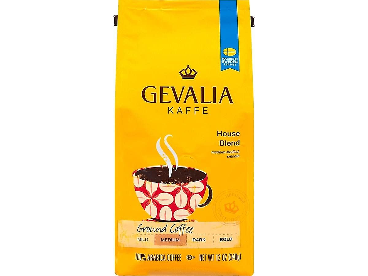 Gevalia House Blend Medium Roast Ground Coffee (12 oz Bag)