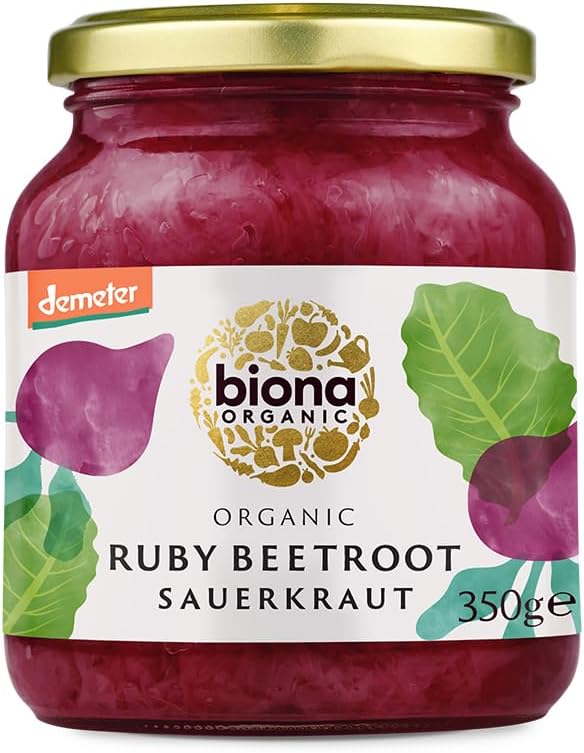 Biona Demeter Organic Sauerkraut Ruby Red 350G