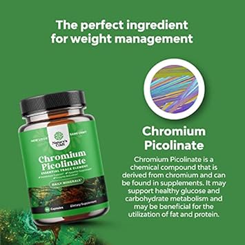 Natures Craft Chromium Picolinate Supplement : Health & Household