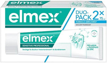 Elmex Sensitive Adult Toothpaste 2 X 75Ml Unflavoured Paste