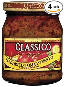 Classico Sun-Dried Tomato Pesto 8.1Oz 4Pack : Classico Tomato Pesto Sauce : Grocery & Gourmet Food