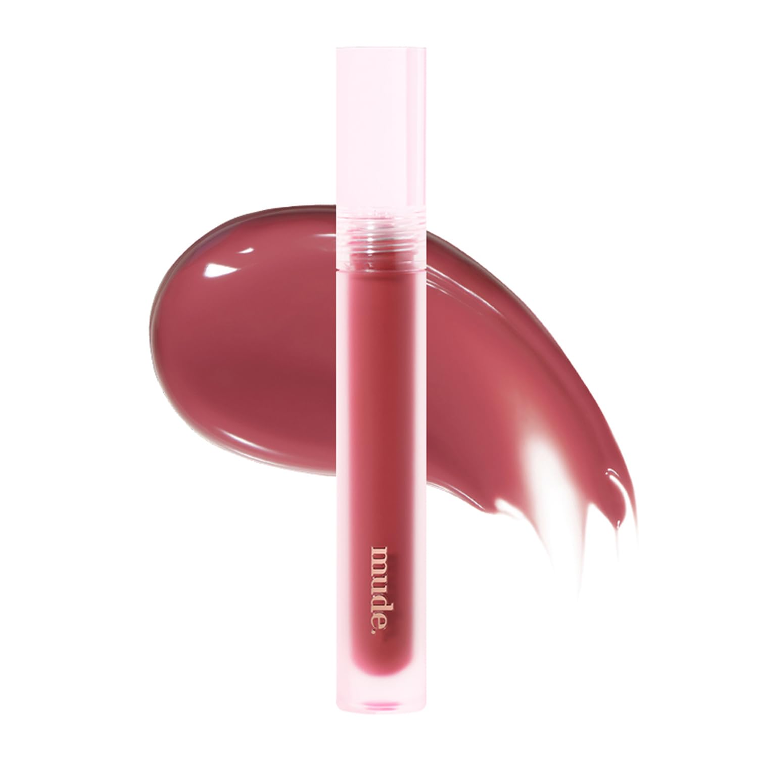 Mude Glacé Lip Tint 06 Mauve More Long-Lasting Liquid Stain Buildable Layer With Glossy Finish For Juicy Glowy Lips K-Beauty K-Cosmetics