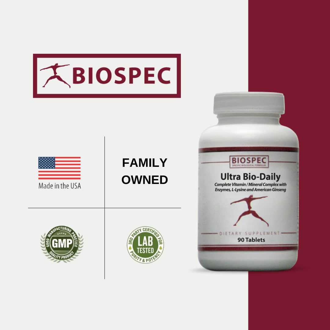 Ultra Bio-Daily – High-Potency Multivitamin Multimineral Complex W/ Added Nutrient Support : Health & Household