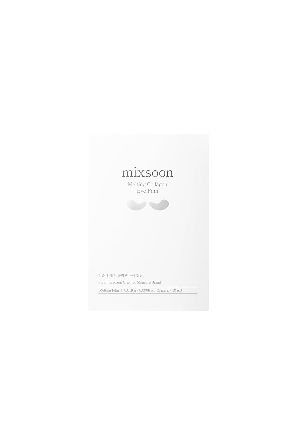 Mixsoon Melting Collagen Eye Film 0.0006 Oz. / 0.019G (5Pairs/10Ea) Hydrating For Radiance Skin With Hyaluronic Acid Korean Glass Skin Care : Beauty & Personal Care