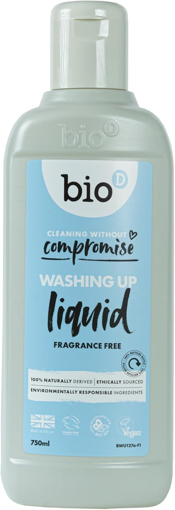 Bio-D Washing Up Liquid 750ml x 4 (Pack of 4)