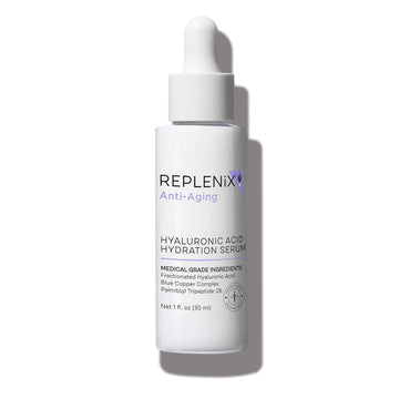 Replenix Anti-Aging Hyaluronic Acid Hydration Face Serum With Medical-Grade Ingredients (1 Fl. Oz)