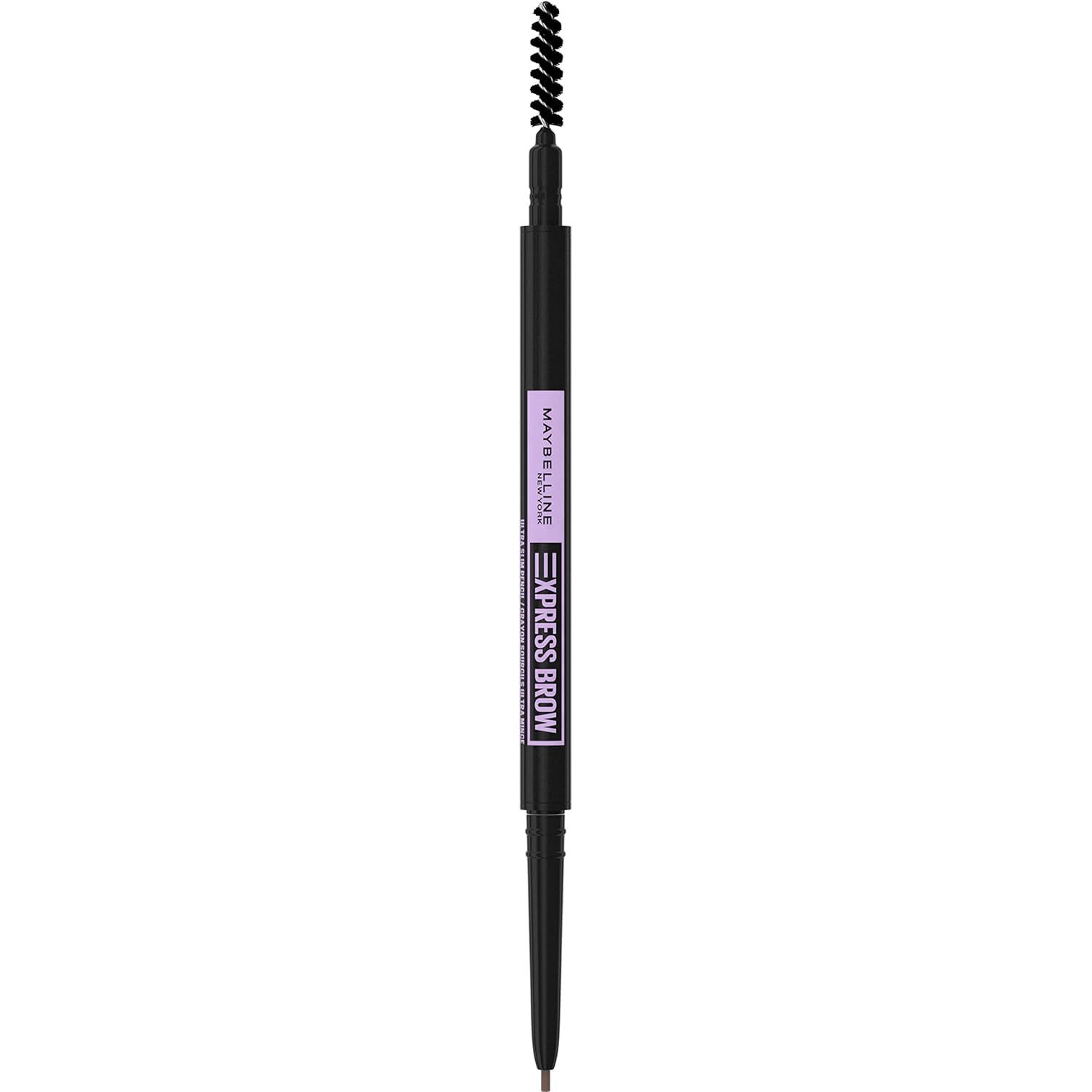 Maybelline Express Brow Ultra Slim Eyebrow Makeup, Brow Pencil With Precision Tip And Spoolie For Defined Eyebrows, Ash Brown, 1 Count