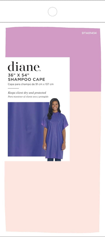Diane DTA01434 Purple Shampoo Cape : Hair Cutting Kits : Beauty & Personal Care
