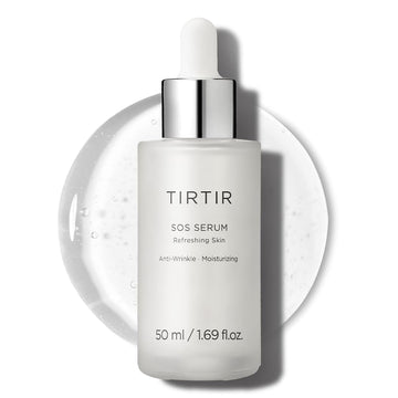 Tirtir Sos Serum - Radiant Glow Boosting Face Serum - Plumping, Anti Aging, Hydrating - Visibly Smooth And Glowy Skin - Fragrance Free Serum For All Skin Types, 1.69 Fl.Oz