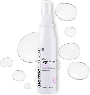 Thermoceutical Exo Regentron Replenishing Facial Toner, Spray Type Hydrating Toner, Retain Moisture, Long-Lasting Hydration For Dry And Normal Skin, 3.38 Fl.Oz