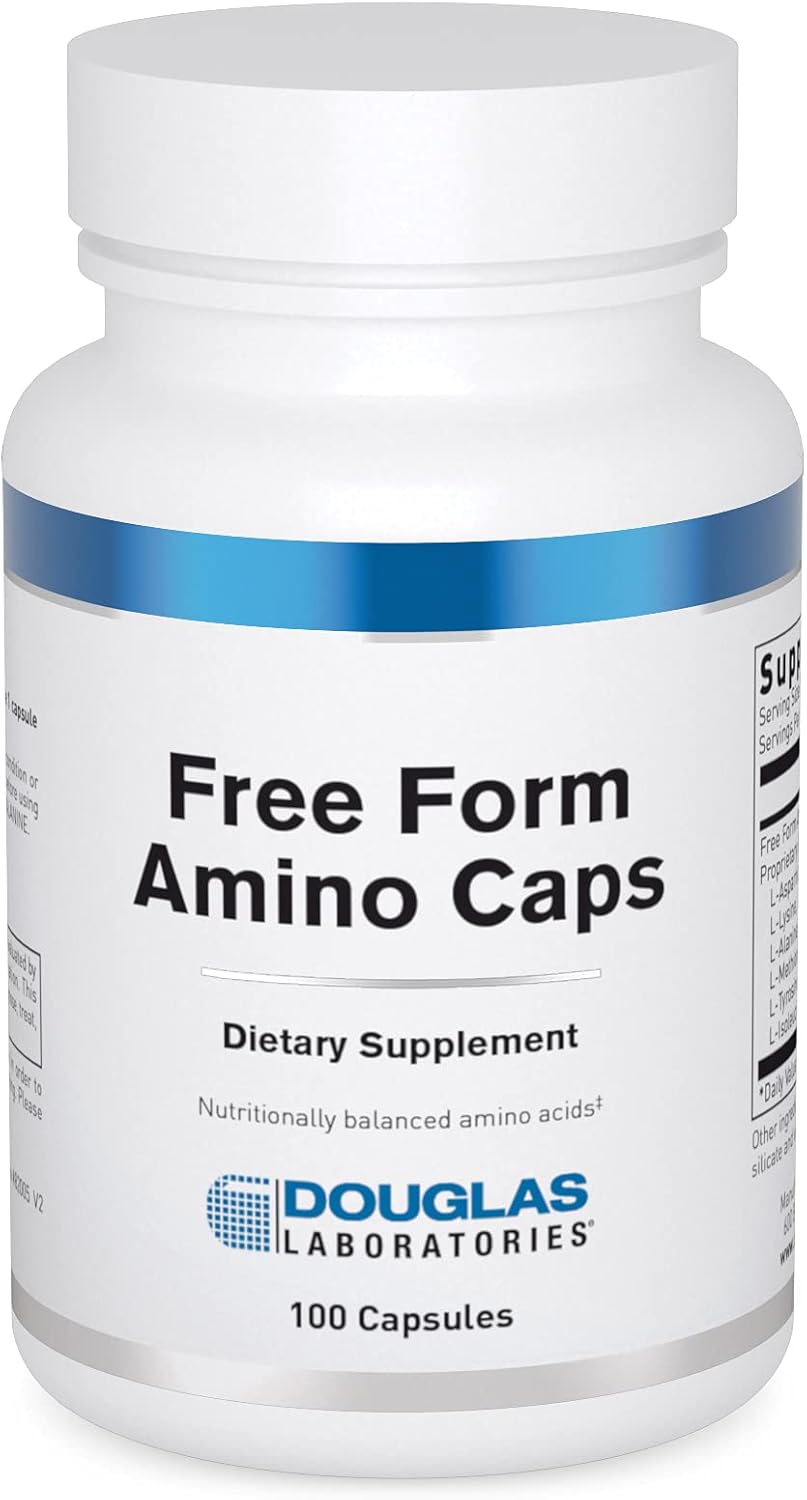 Douglas Laboratories Free Form Amino Capsules | Balanced Amino Acid Mixture To Support Energy, Muscles, Tissues, Bones, And Overall Health* | 100 Capsules