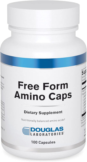 Douglas Laboratories Free Form Amino Capsules | Balanced Amino Acid Mixture To Support Energy, Muscles, Tissues, Bones, And Overall Health* | 100 Capsules