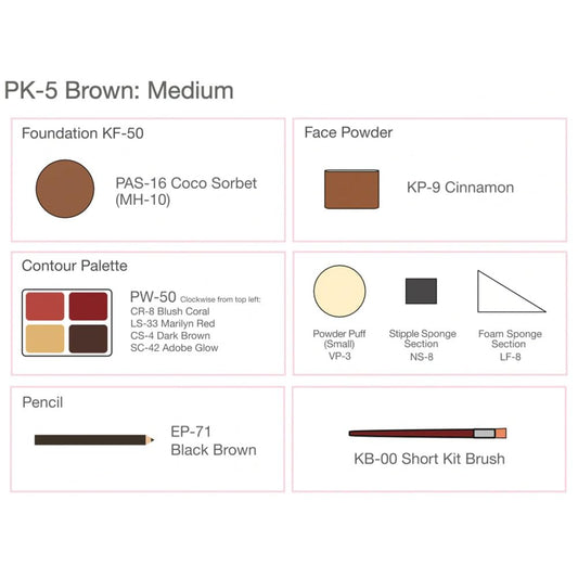 Ben Nye Creme Personal Kit Pk-5