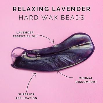 Gigi Hard Wax Beads For Hair Removal - Relaxing Lavender, Waxing Beads For Face, Body, And Sensitive Areas, 14 Oz : Beauty & Personal Care