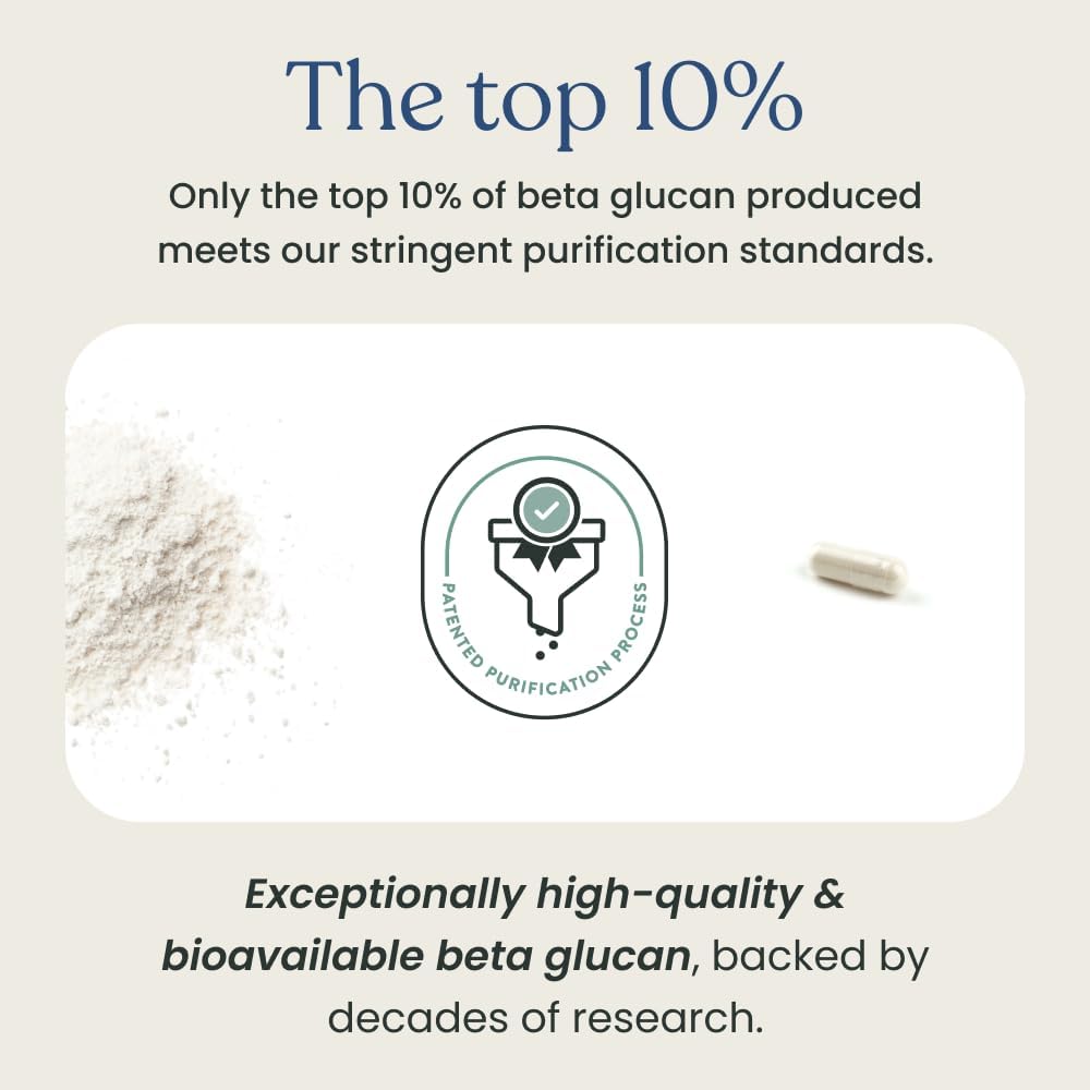 Better Way Health™ - Advanced Immune Readiness - Highly Purified 1,3/1,6 Beta Glucan 100 - Clinically Tested Immune Defense - 100Mg/60 Capsules : Health & Household