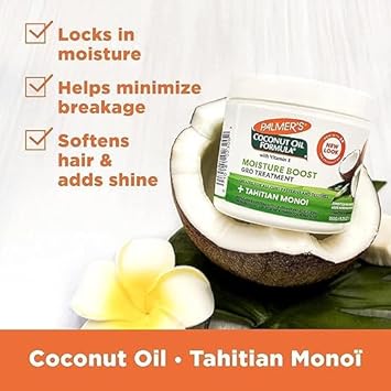 Palmer'S Coconut Oil Formula Moisture Gro Hairdress Hair Cream, Restorative Leave In Conditioner To Minimize Breakage And Add Shine, 5.25 Ounce Jar : Grocery & Gourmet Food