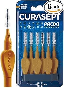 Curasept Proxi T14 Ocher/Dark Gold 6 Pieces