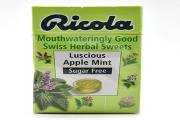 Ricola Luscious Apple Mint Sugar Free Candy, 45 g