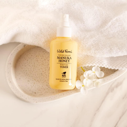 Wild Ferns Manuka Honey Purifying Toner, 93% Natural, 140 Milliliters
