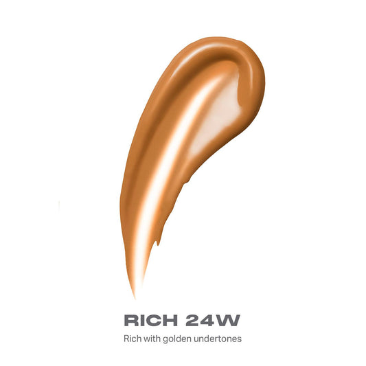 Morphe Lightform Dewy Foundation - Extended Hydration Foundation Makeup With A Lasting, Natural Radiant Finish - Long-Wearing Formula With Buildable, Medium Coverage - Rich 24W (1.01 Fl Oz)