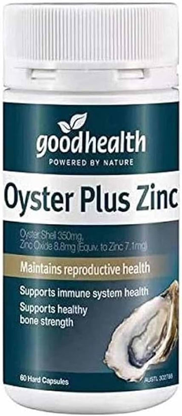 Goodhealth Oyster Plus – 60 Capsules – Marine Nutrient Supplement With Zinc And Taurine For Health And Vitality – Supports Immune And Reproductive Healt