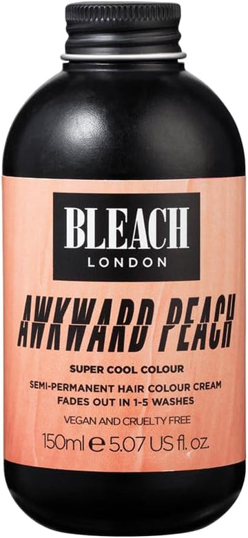 Bleach London Violet Skies Colour - Semi-Permanent Hair Colour, Bright True Pink, Vegan, Cruelty Free, Vibrant Temporary Hair Colour Cream, 150 Ml